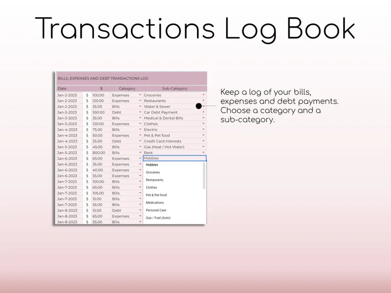 Monthly Budget Spreadsheet | Blush Pink Palette | Simple Annual Budget | Personal Finances | Easy Google Sheets | Financial Planner Easy